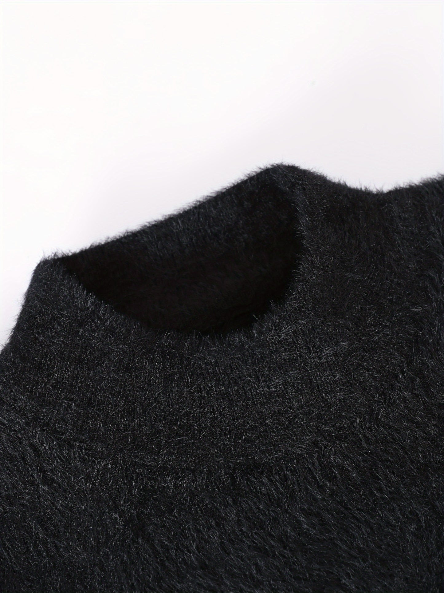 Men's Animal Graphic Pullover Sweater - Nylon Blend, Crew Neck, Rib-Knit Detail, Long Sleeve, Knit Fabric, Slight Stretch, Casual Fall/Winter Skinny Fit Warm Top