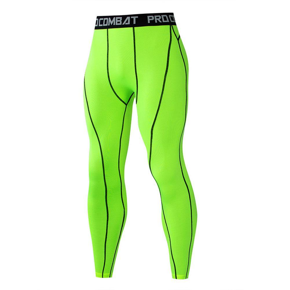 1PCS New Compression Pants Leggings Men Running Sport Quick Dry Pants Fitness Training Trousers Male Workout Clothing