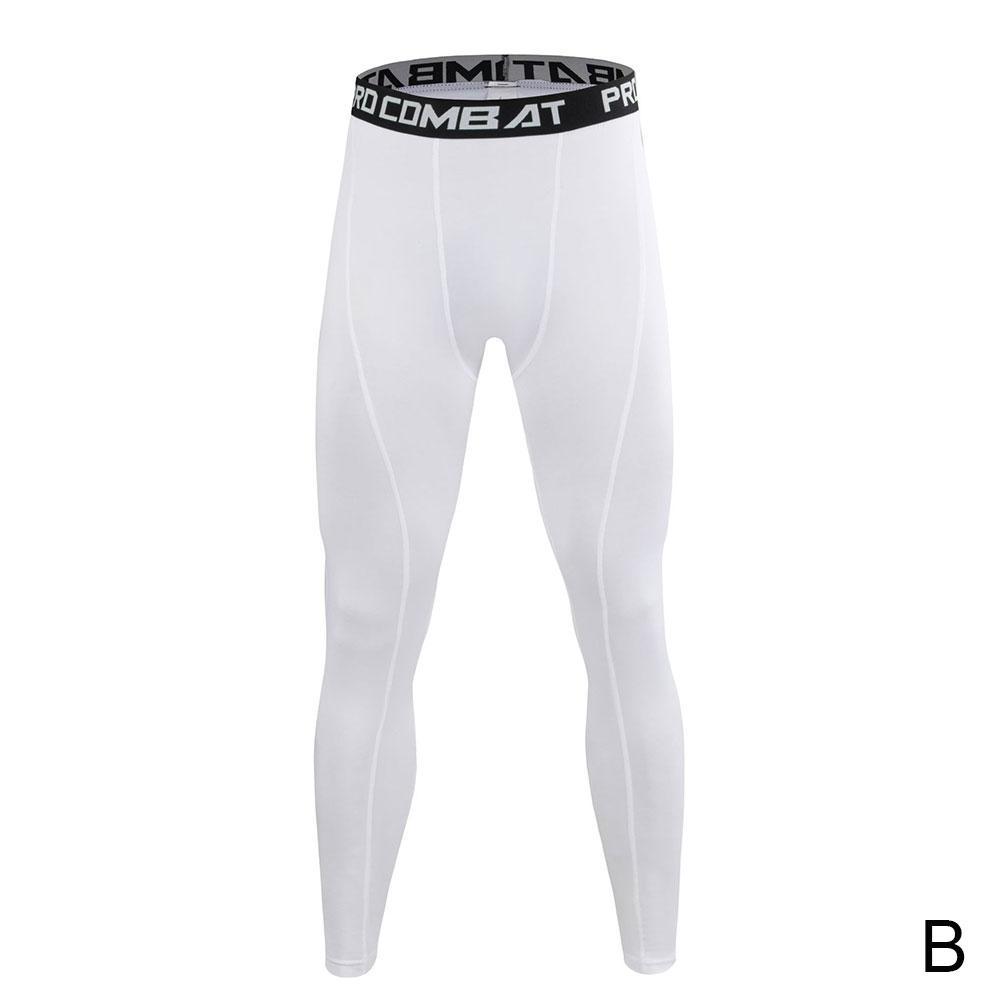 1PCS New Compression Pants Leggings Men Running Sport Quick Dry Pants Fitness Training Trousers Male Workout Clothing