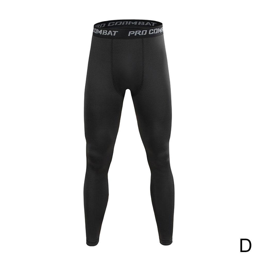 1PCS New Compression Pants Leggings Men Running Sport Quick Dry Pants Fitness Training Trousers Male Workout Clothing