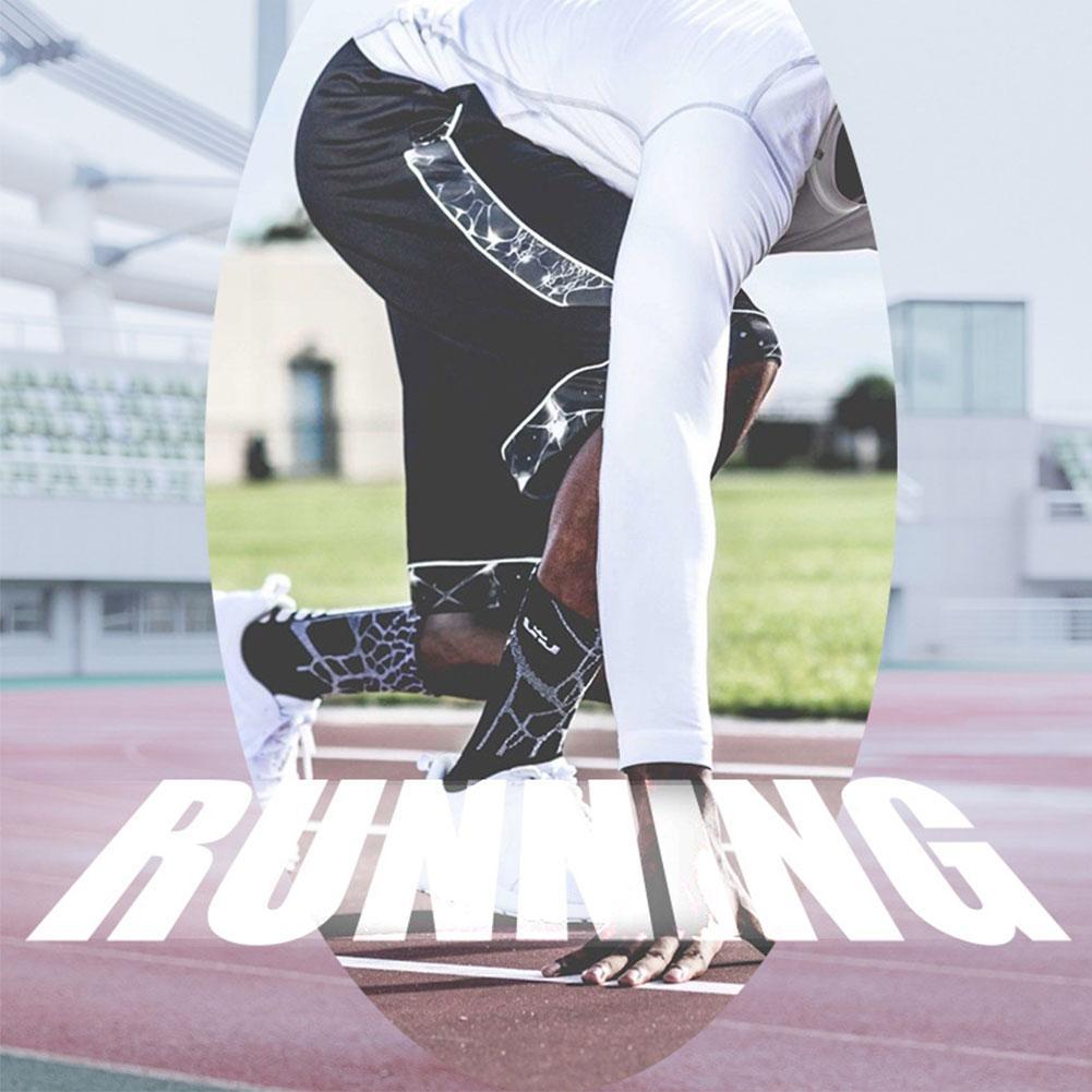 1PCS New Compression Pants Leggings Men Running Sport Quick Dry Pants Fitness Training Trousers Male Workout Clothing