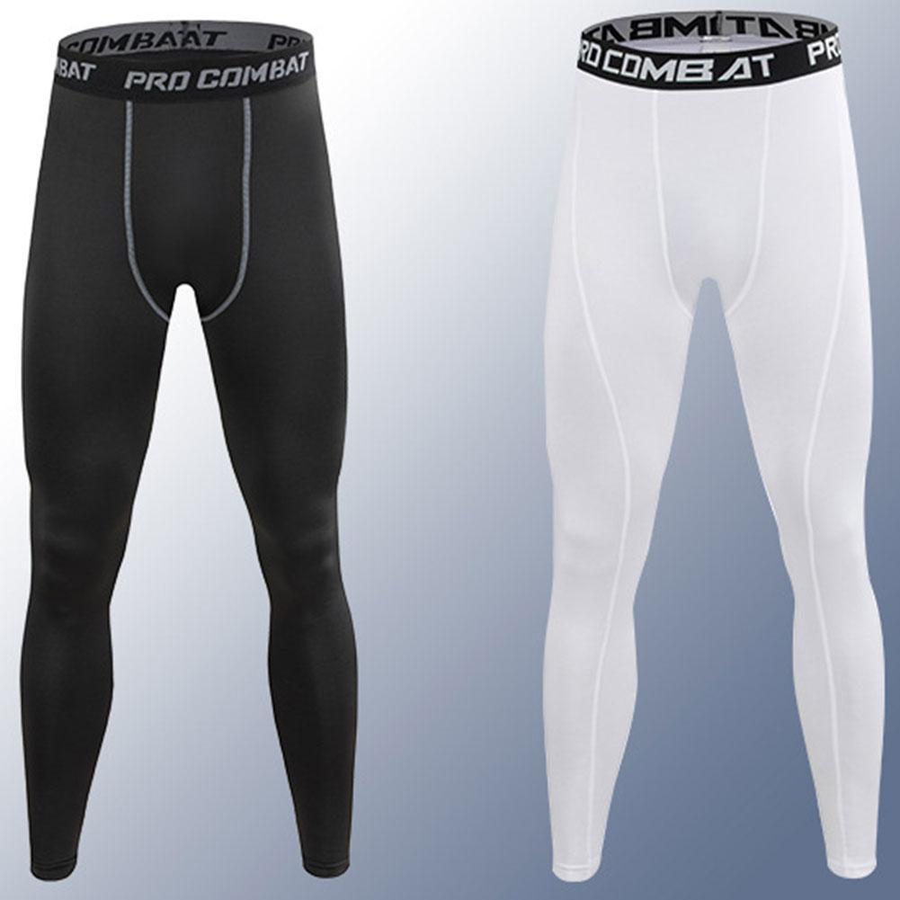 1PCS New Compression Pants Leggings Men Running Sport Quick Dry Pants Fitness Training Trousers Male Workout Clothing