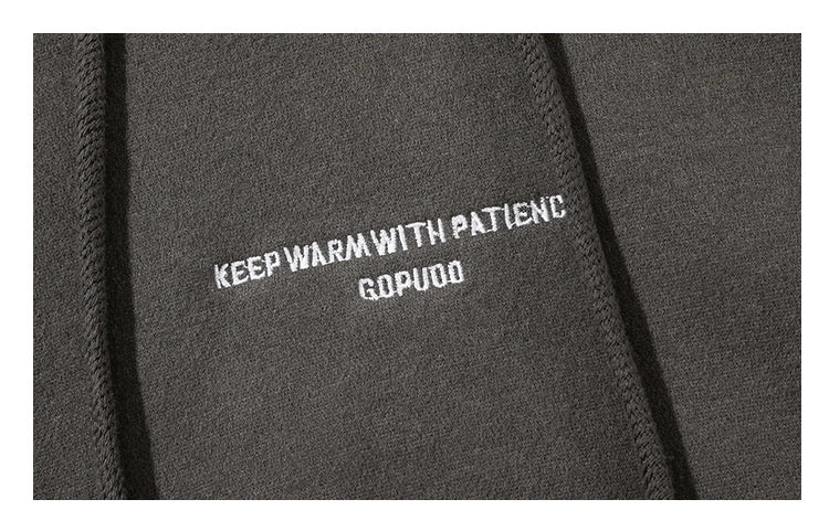 Plus Size Harajuku High Quality Thin Fleece Hoodie Japanese Streetwear Hip Hop Sweatshirt Men Clothing Korean Couple Pullover