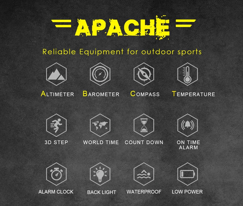 NORTH EDGE Mens Smart Watch Military Army Clock Compass Altimeter Barometer Pedometer Running Digital Smartwatch Waterproof 50m