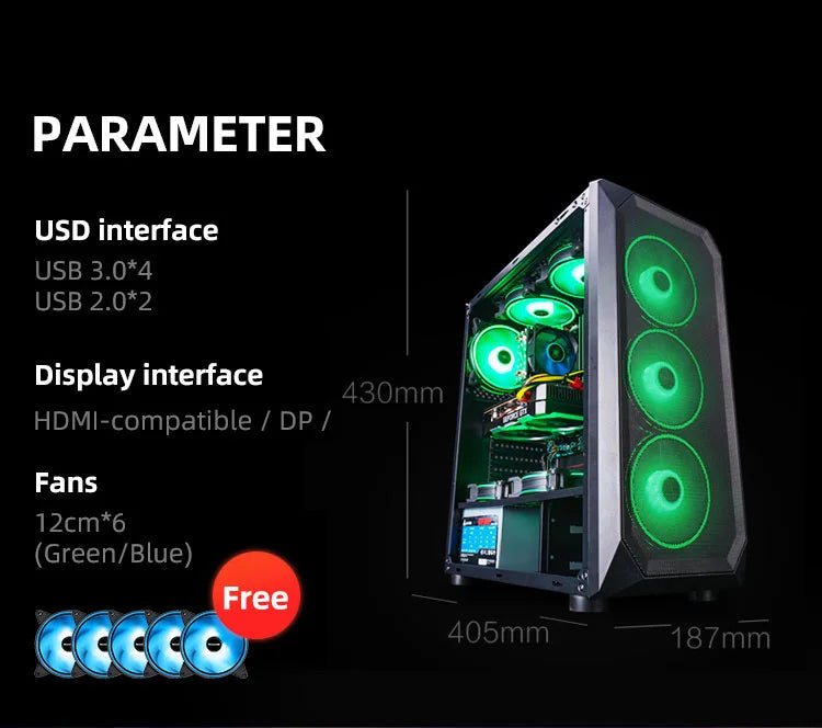 desktops computer quad core gaming laptops 6GB Grafiken computer desktop-computer gamer PC