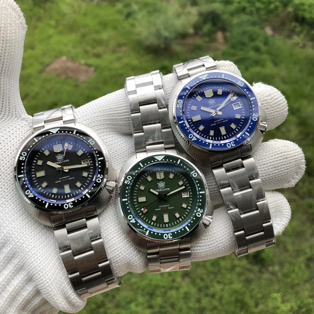 2020 New Arrival SD1970 Steeldive Brand Mens Automatic Watch NH35 Dive Watch