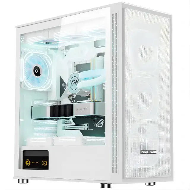 Aotesier DIY Game Desktop Host Motherboard CPU 16G RAM 500G SSD Power Supply PC Gaming Desktop Computer with A8 7680 CPU gamer