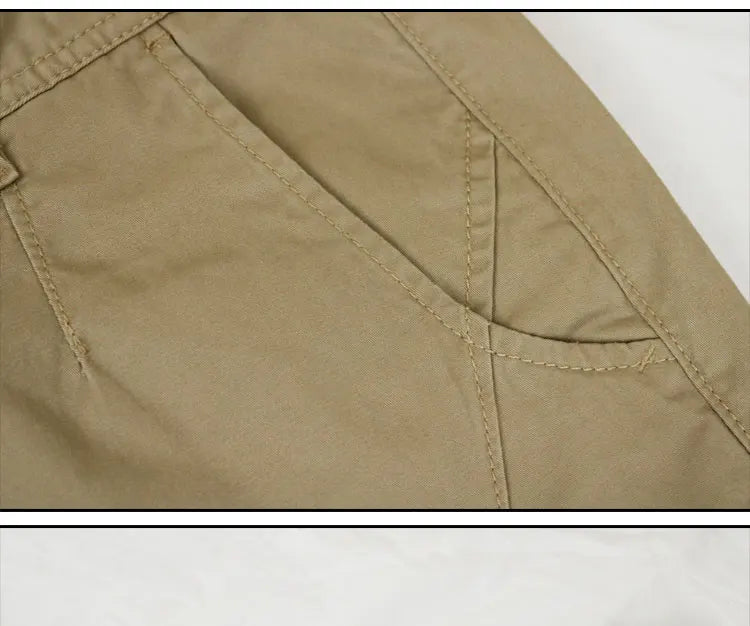 High Quality Khaki Casual Pants Men Tactical Joggers Camouflage Cargo Pants Multi-Pocket Fashions Black Army Trousers Work Wear