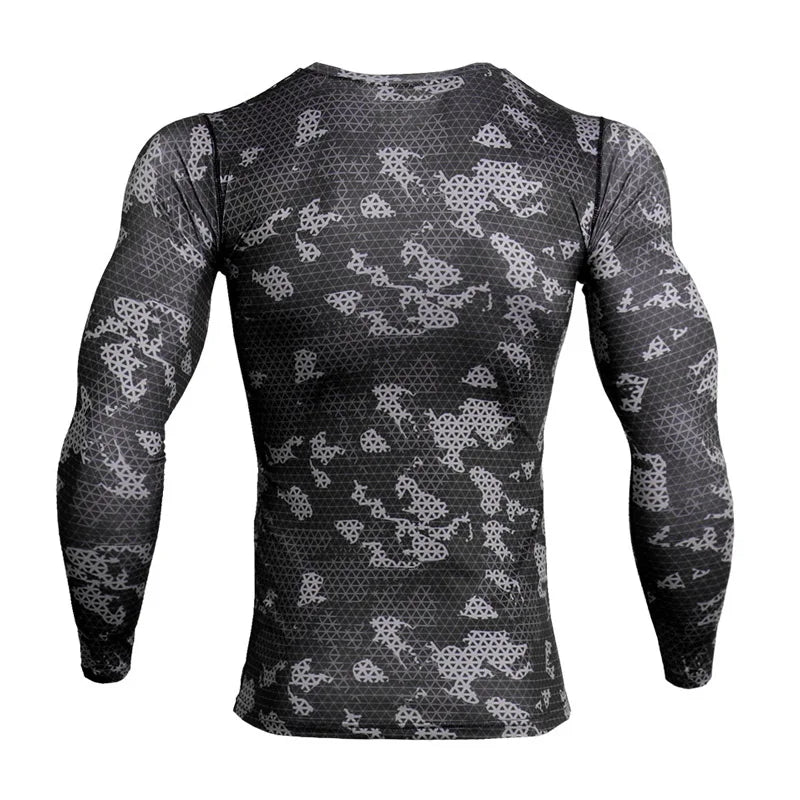 Men's Fitness Running Tights Gym training pants Camouflage Tracksuit Compression pants Jogging clothing leggings rashgard men