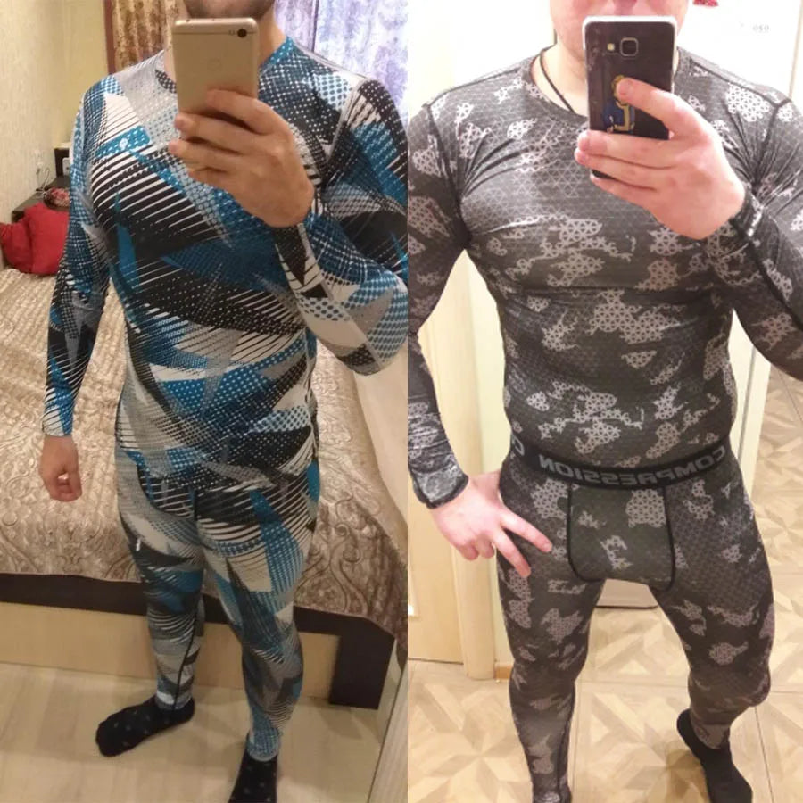 Men's Fitness Running Tights Gym training pants Camouflage Tracksuit Compression pants Jogging clothing leggings rashgard men