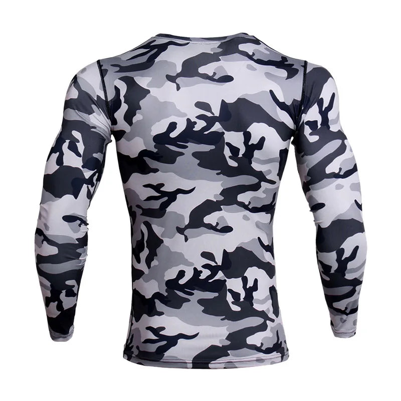 Men's Fitness Running Tights Gym training pants Camouflage Tracksuit Compression pants Jogging clothing leggings rashgard men