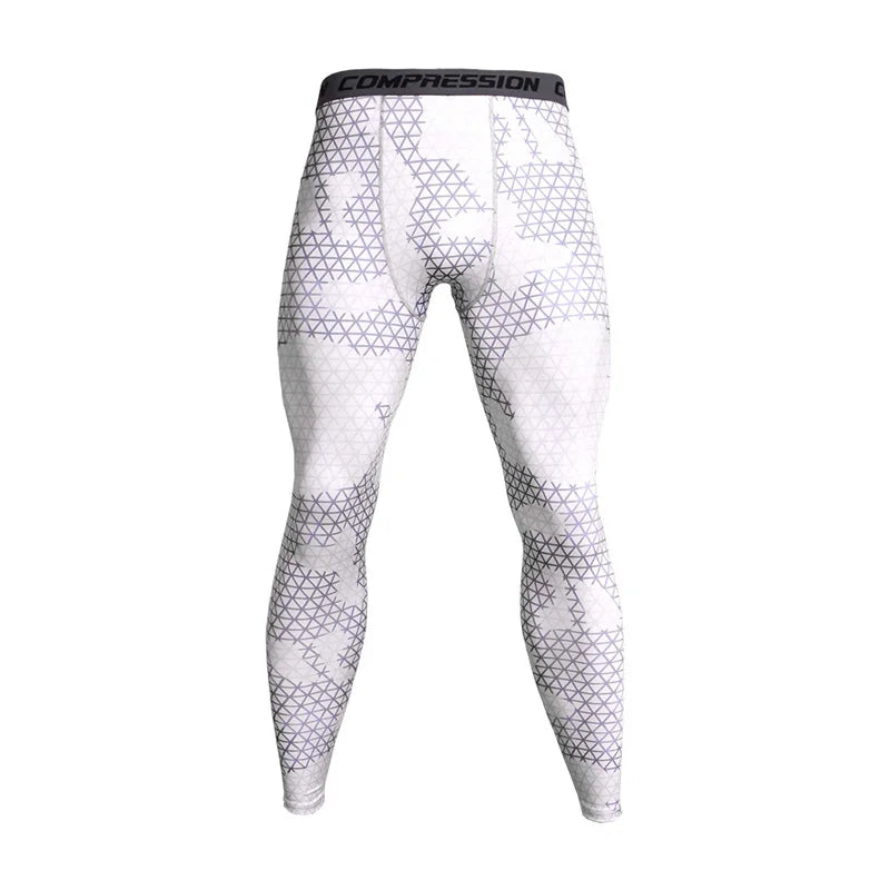 Men's Fitness Running Tights Gym training pants Camouflage Tracksuit Compression pants Jogging clothing leggings rashgard men