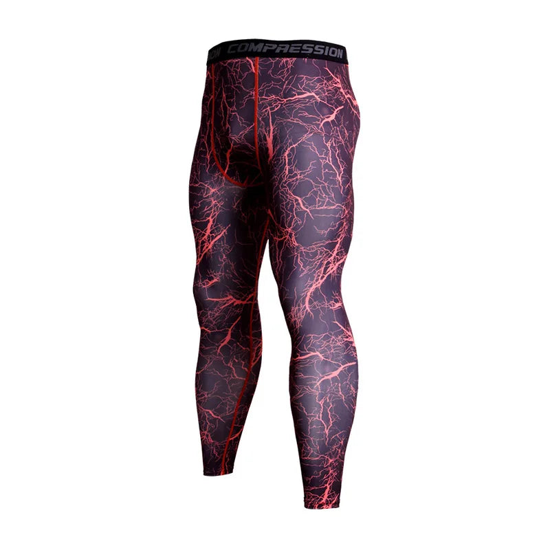 Men's Fitness Running Tights Gym training pants Camouflage Tracksuit Compression pants Jogging clothing leggings rashgard men