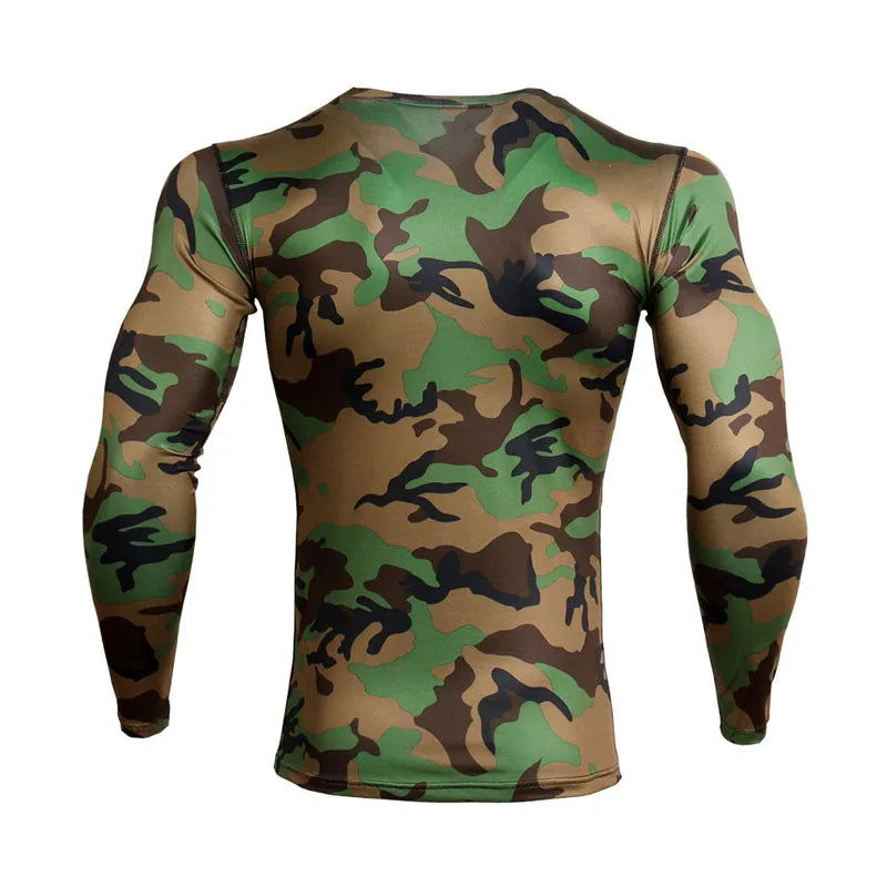 Men's Fitness Running Tights Gym training pants Camouflage Tracksuit Compression pants Jogging clothing leggings rashgard men