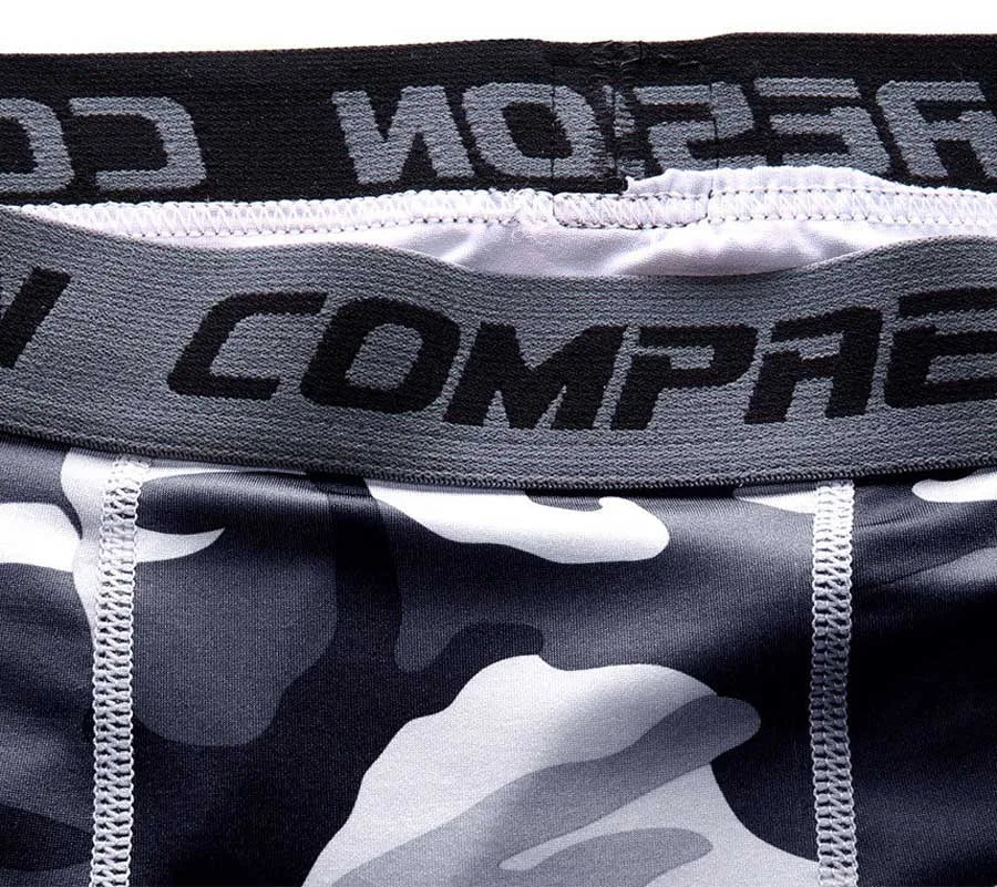 Men's Fitness Running Tights Gym training pants Camouflage Tracksuit Compression pants Jogging clothing leggings rashgard men