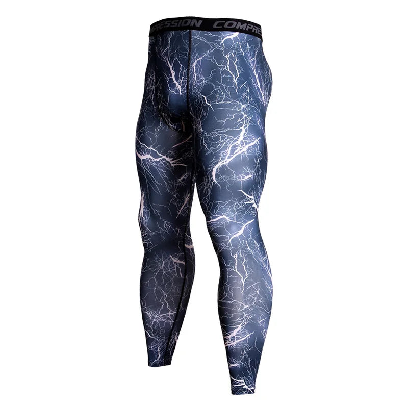Men's Fitness Running Tights Gym training pants Camouflage Tracksuit Compression pants Jogging clothing leggings rashgard men