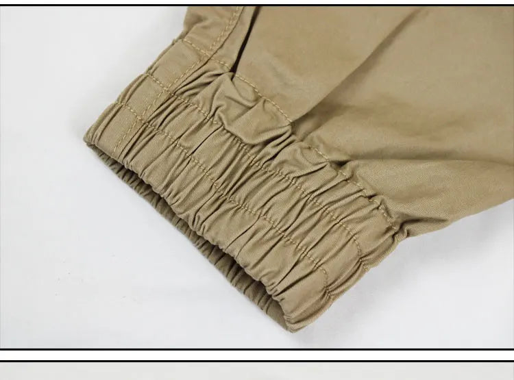 High Quality Khaki Casual Pants Men Tactical Joggers Camouflage Cargo Pants Multi-Pocket Fashions Black Army Trousers Work Wear