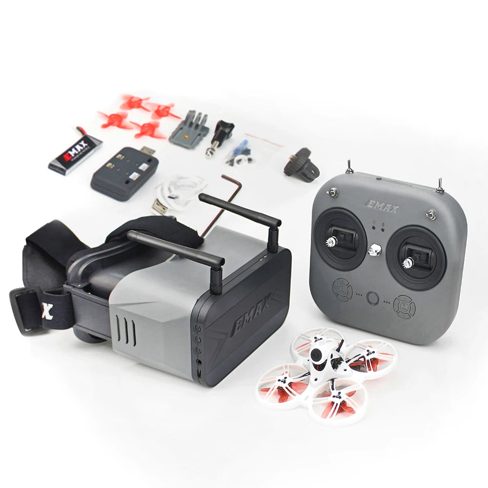 Emax Tinyhawk III 3 RTF Kit FPV Racing Drone F4 5A 15000KV RunCam Nano 4 25-100-200mW VTX 1S-2S FrSky D8 RC Airplane QuadcopterE