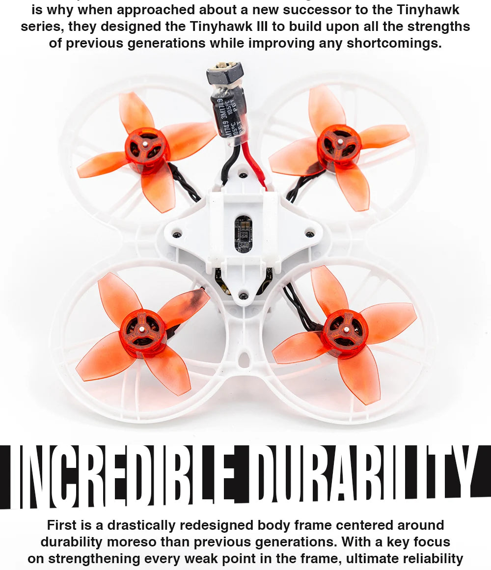 Emax Tinyhawk III 3 RTF Kit FPV Racing Drone F4 5A 15000KV RunCam Nano 4 25-100-200mW VTX 1S-2S FrSky D8 RC Airplane QuadcopterE