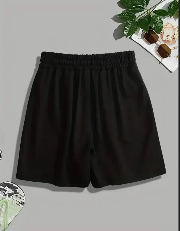 2025 Summer New Hip Hop Y2T-shirt Shorts Set Men's and Women's Fashion Sports Short-sleeved Set