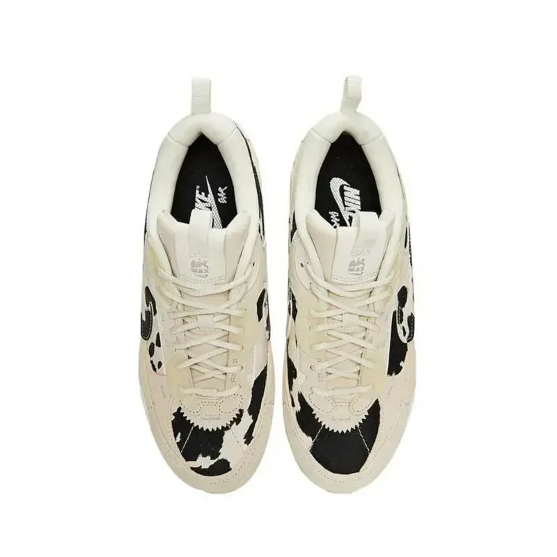 Nike Air Max 90 Futura "Cow Print" Air Csuhion Shock-Absorbant Daily Casual Running Shoes for Men Women Black Beige FN7170-133