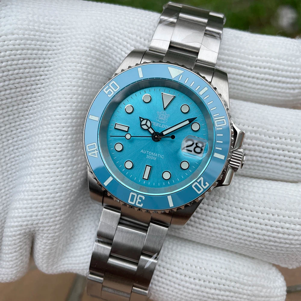 STEELDIVE New Color Scheme Classic Water Ghost SD1953 Swiss BGW9 Luminous NH35 Movement 30Bar Waterproof Mechanical Wristwatch