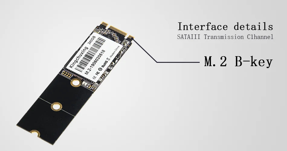 Kingchuxing Ssd 240 gb 512gb Ssd Hard Drive 2280 NGFF Cache Performance Internal Solid State Drive for PC Computer Laptop SSD52