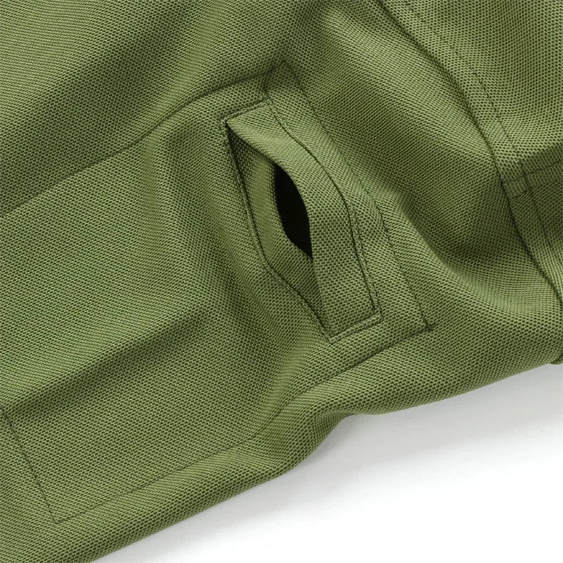 Casual Men Polo Shirts Tactical Military Men's Long Sleeve Shirt Solid Army Hunting Climbing Tee Shirt Quick Dry Breathable Tops