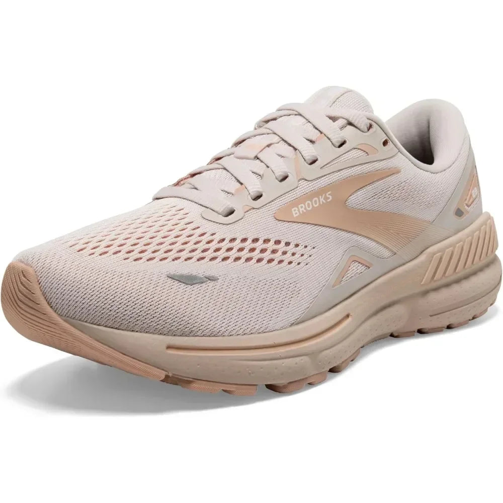 Brooks Men’s Adrenaline GTS 23 Features Breathable Materials For Maximum Comfort On Long Runs