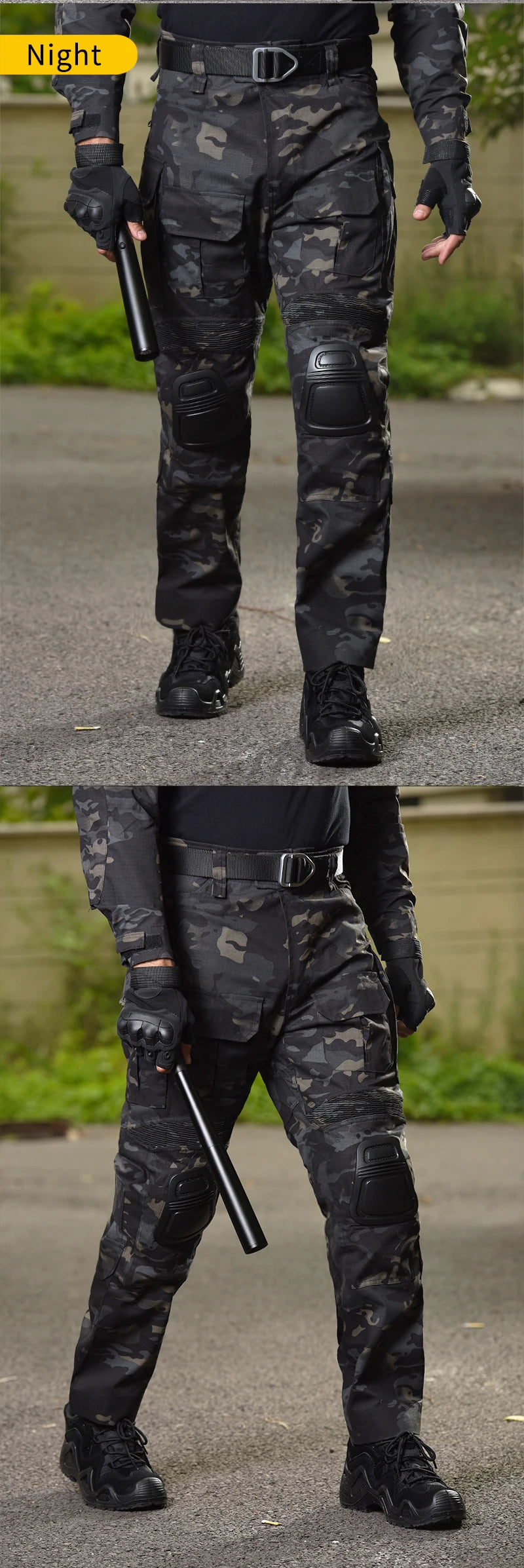 Outdoor Paintball Work Clothing Wear resistant Uniform Combat Shirts Cargo Pants Knee Pads Pants Windproof Suits