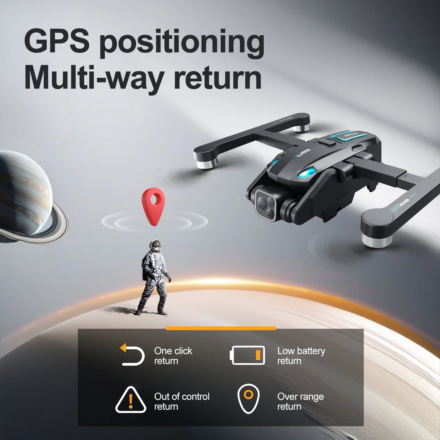 GPS Dron Drone S188 Wifi Fpv Professional Quadcopter Racing Drones with Camera Brushless Obstacle Avoidance Helicopter Toys Boys