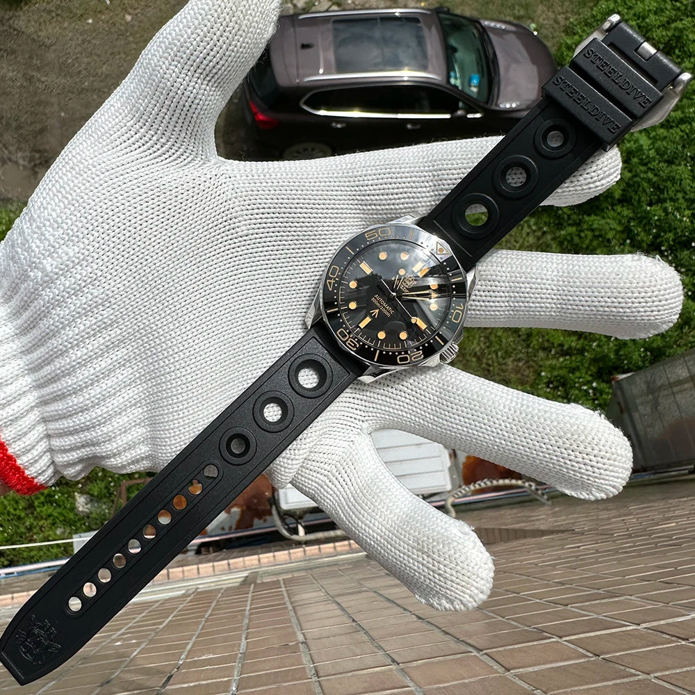 STEELDIVE SD1957 Best Seller 42MM Ceramic Bezel 300M Waterproof Super Luminou Sapphire Glass NH35 Automatic Men Dive Watch Reloj