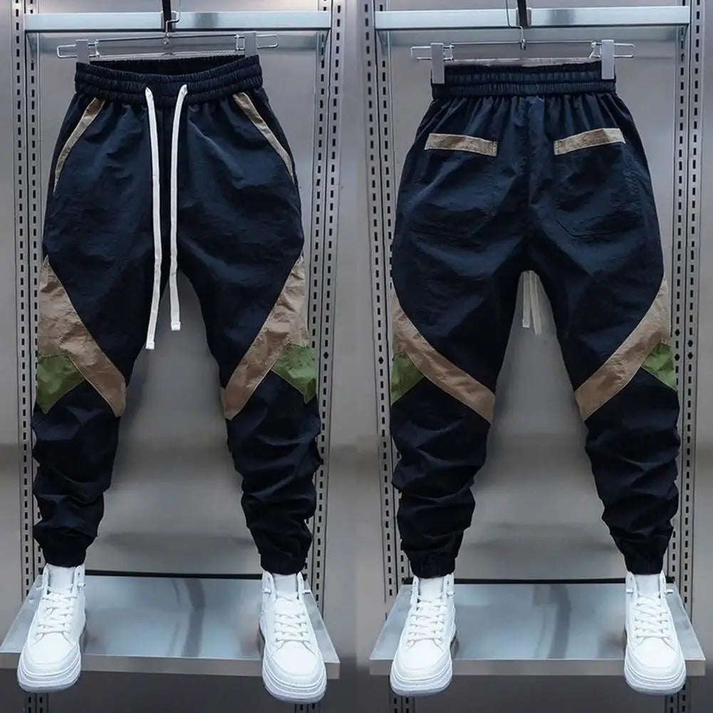 Cargo Pants for Men Multipockets Stretch Joggers Khaki Trousers Man Harem Multi Pocket Cotton Harajuku Oversize Korean Style