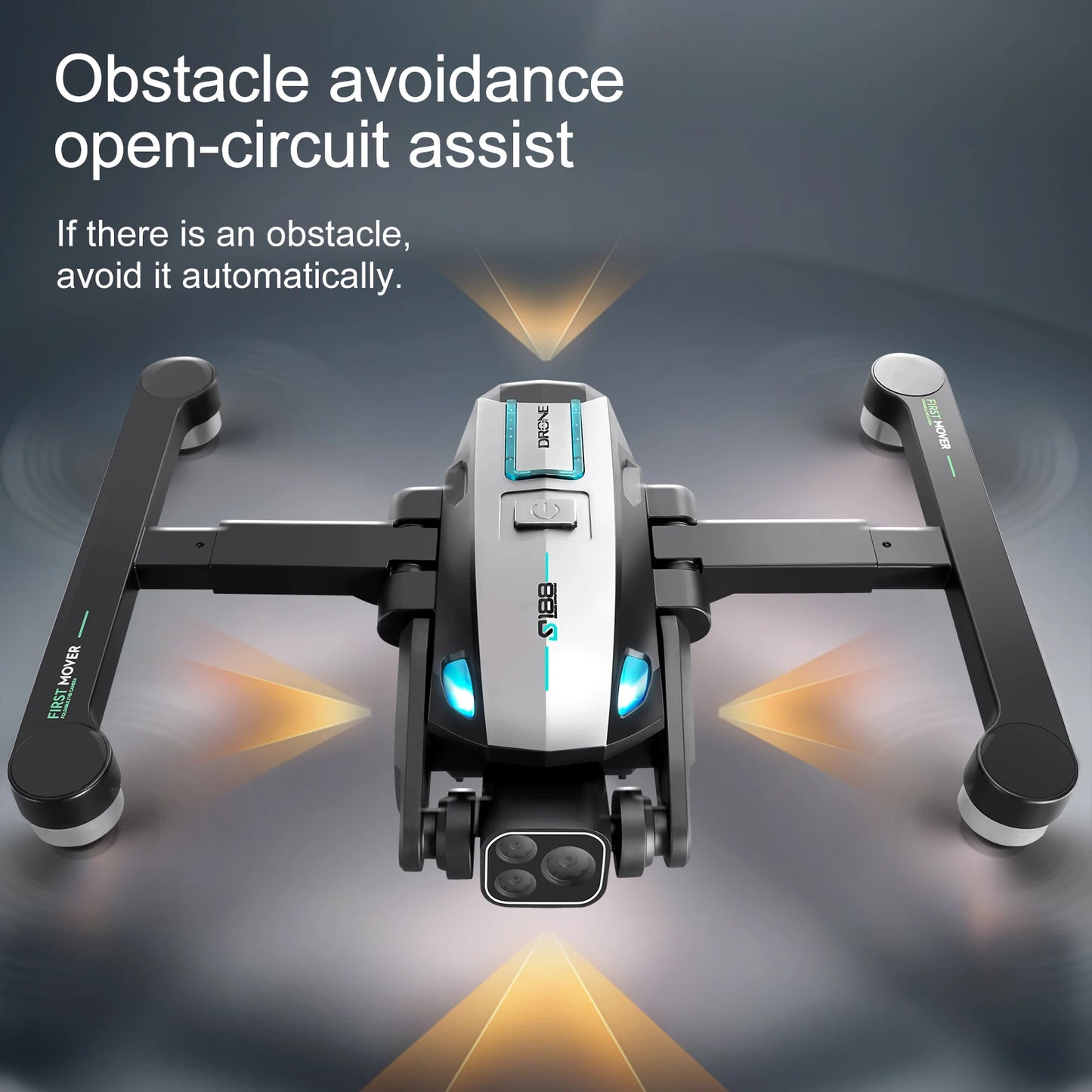 GPS Dron Drone S188 Wifi Fpv Professional Quadcopter Racing Drones with Camera Brushless Obstacle Avoidance Helicopter Toys Boys