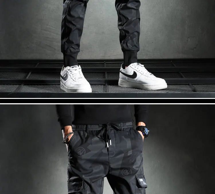 Camouflage Jogger Pants Mens Spring Autumn Pencil Harem Pant Men Comfortable Trousers Camo Joggers Multiple Pockets