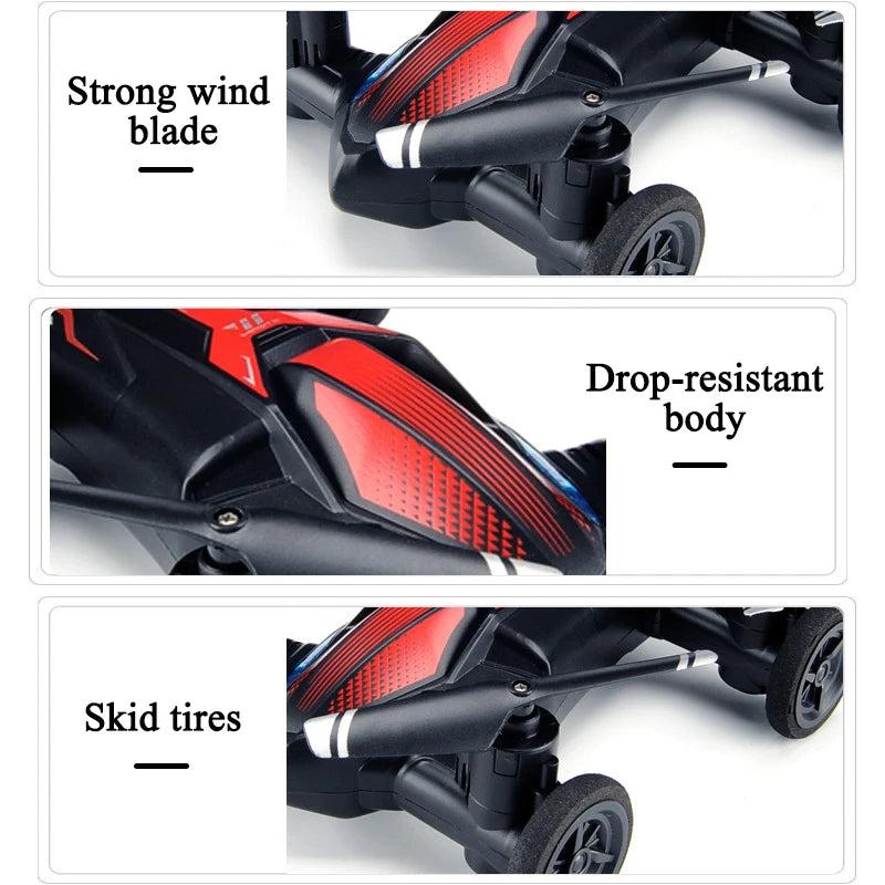 JJRC 2in1 Mini Drone Air-Ground Flying Car 2.4G Dual Mode Racing Professional RC Car Quadcopter Drone Children Off-road Toy Dron