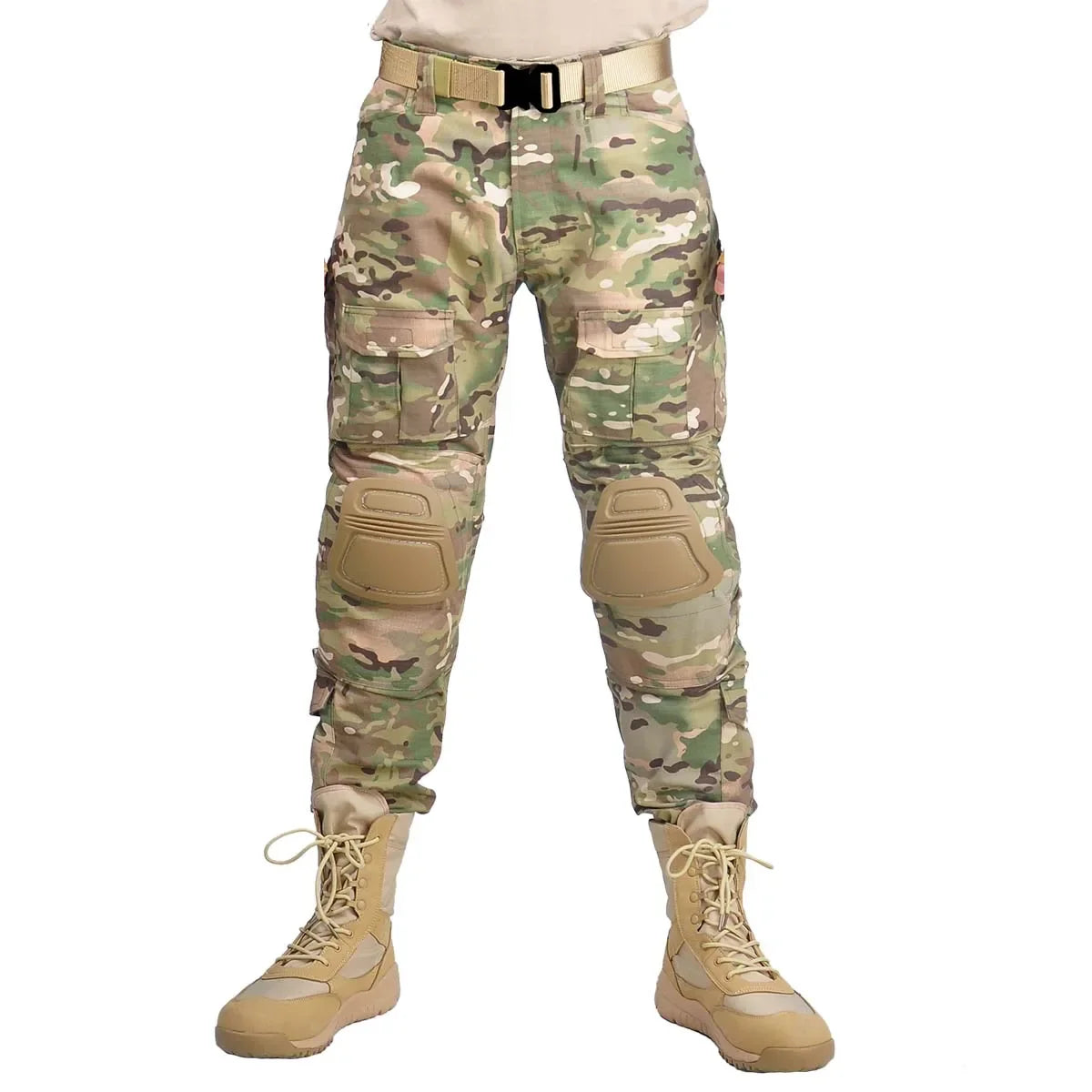 Outdoor Paintball Tactical Suits Uniform Camo Hunting Pants with Pad Airsoft Clothes Sets Combat Shirts with Hood Wear Resistant