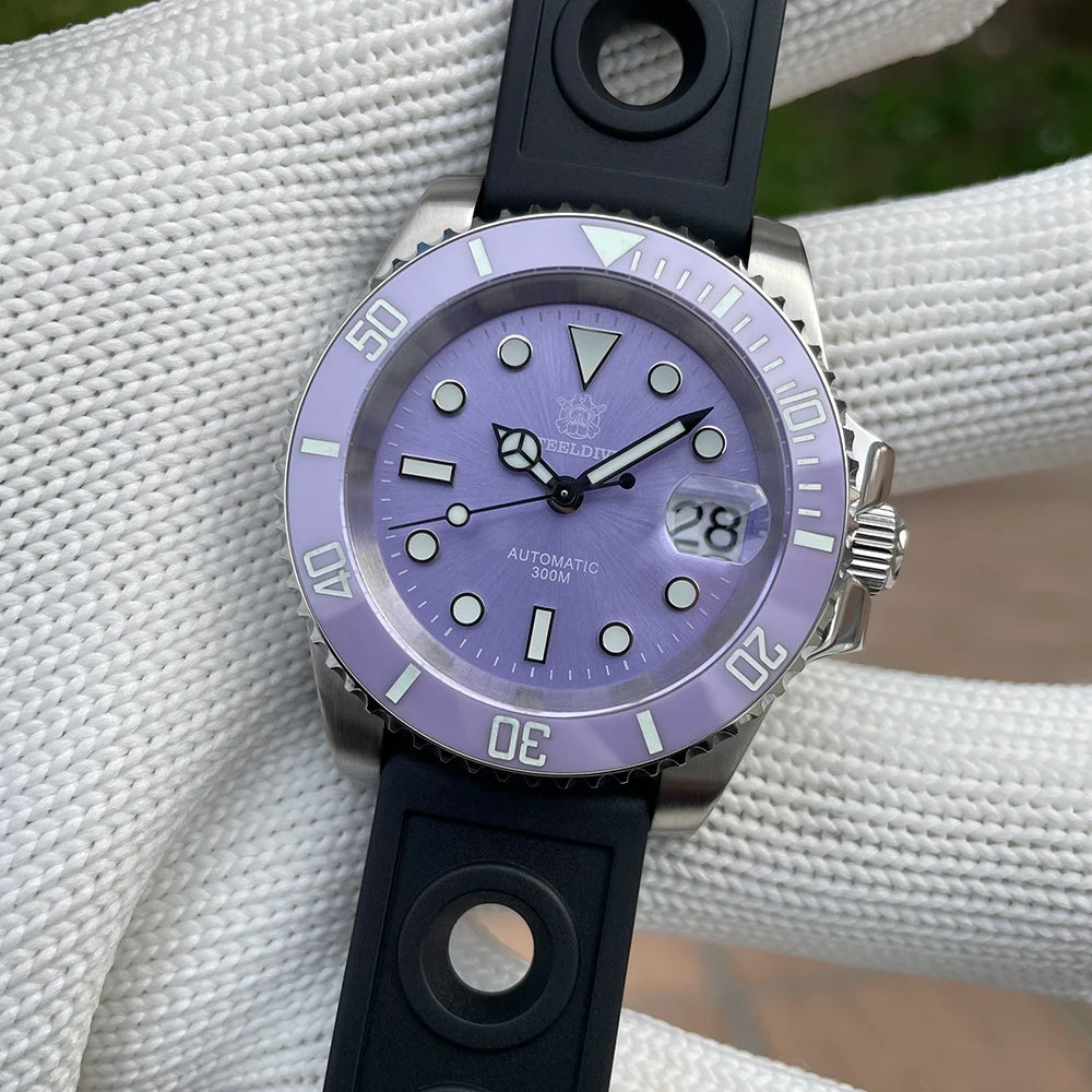 STEELDIVE New Color Scheme Classic Water Ghost SD1953 Swiss BGW9 Luminous NH35 Movement 30Bar Waterproof Mechanical Wristwatch