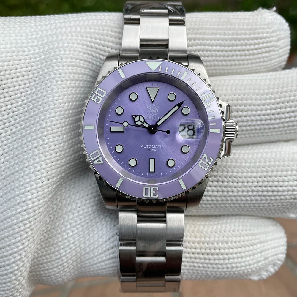 STEELDIVE New Color Scheme Classic Water Ghost SD1953 Swiss BGW9 Luminous NH35 Movement 30Bar Waterproof Mechanical Wristwatch