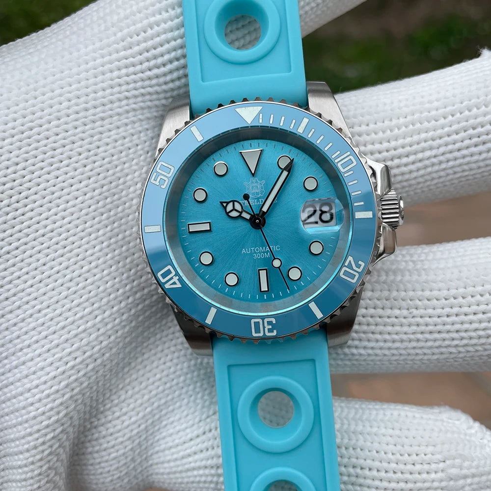STEELDIVE New Color Scheme Classic Water Ghost SD1953 Swiss BGW9 Luminous NH35 Movement 30Bar Waterproof Mechanical Wristwatch
