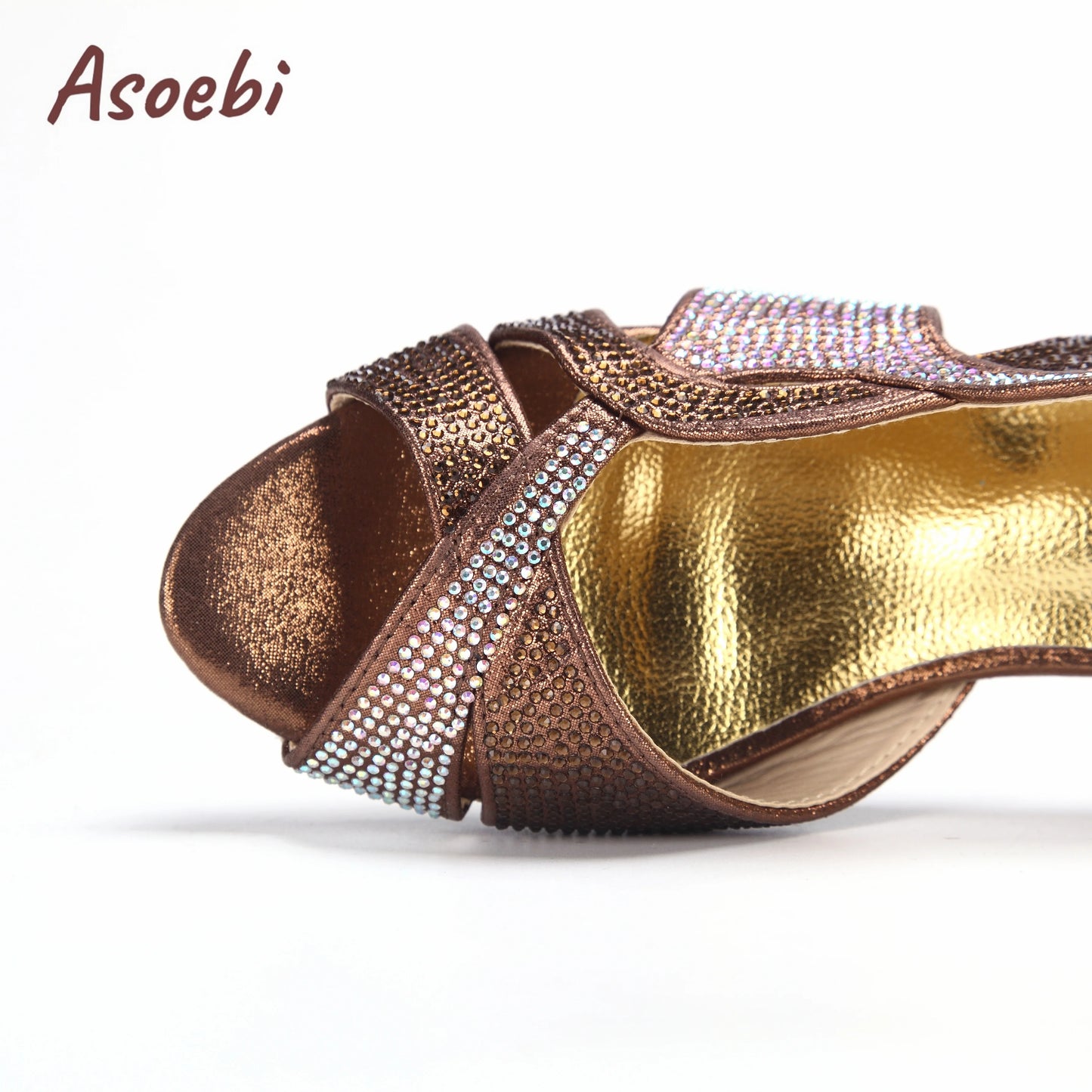 Black Color Sandals for Women 2024 Luxury Comfortable Pumps Low Heels Rhinestone Design Wedding Party Shoes and Bags Set