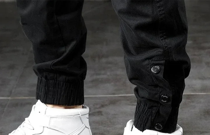 Trousers Black Cargo Jeans for Men with Pockets Male Cowboy Pants Motorcycle Classic 2024 Trend Designer Autumn Clothing Denim