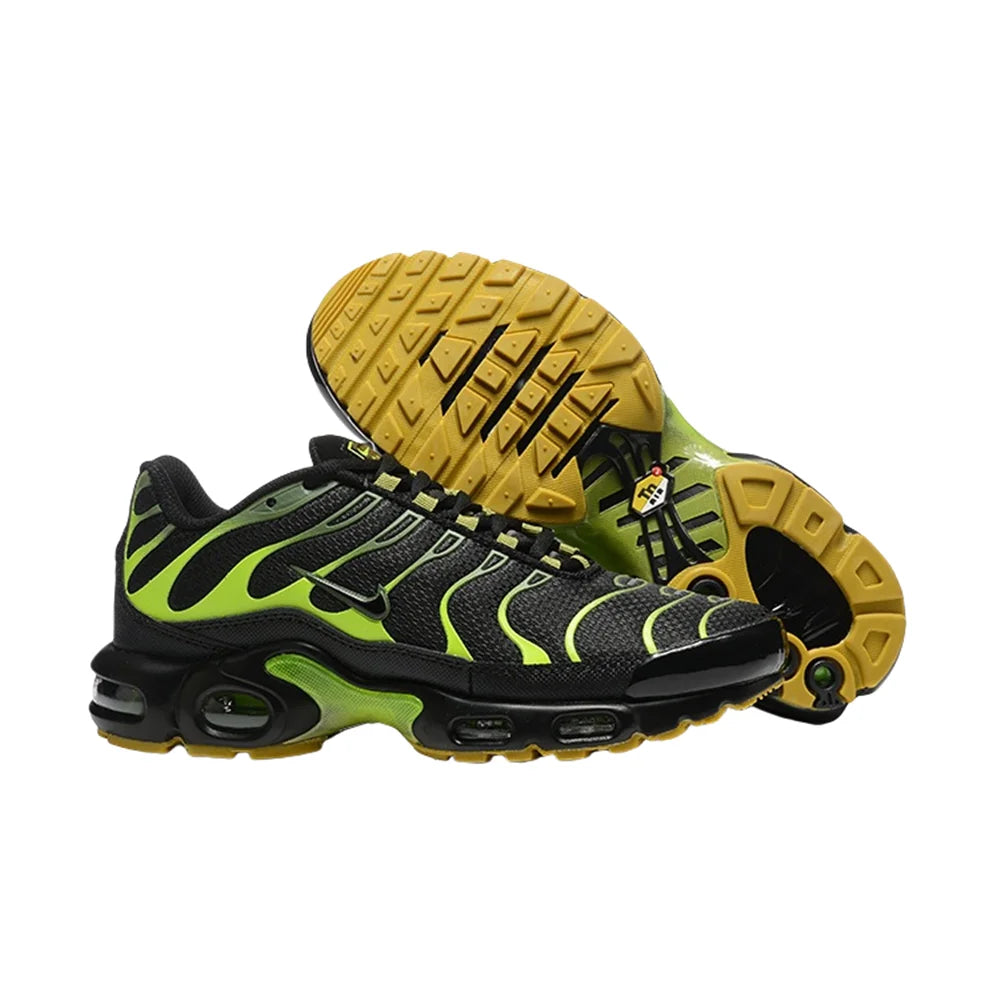Nike Original Air Max Plus Tn Men Fashion Versatile Anti-slip Wear-resistant Fabric Sports Running Shoes Dark Beige FV8480-200