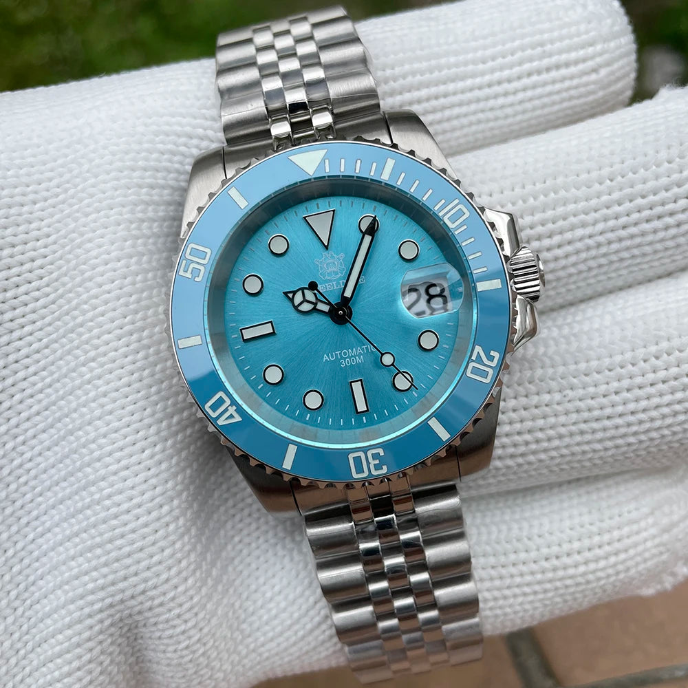 STEELDIVE New Color Scheme Classic Water Ghost SD1953 Swiss BGW9 Luminous NH35 Movement 30Bar Waterproof Mechanical Wristwatch