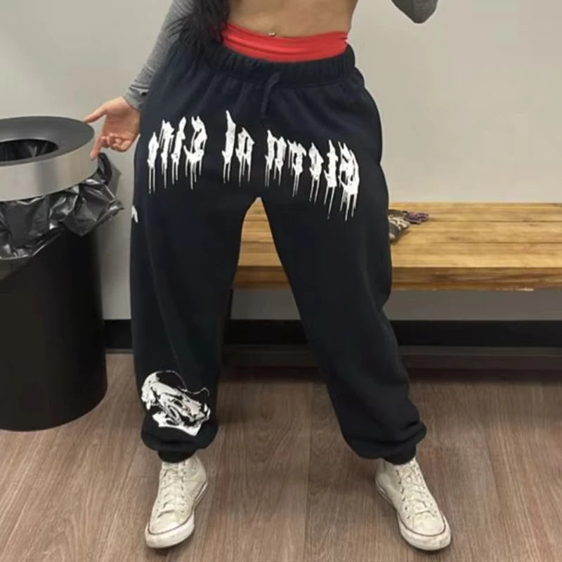 2024 New Spring Men's Sweatpants Europe and The United States Long Sports Leisure Fitness Training Pants Gym Man Pants