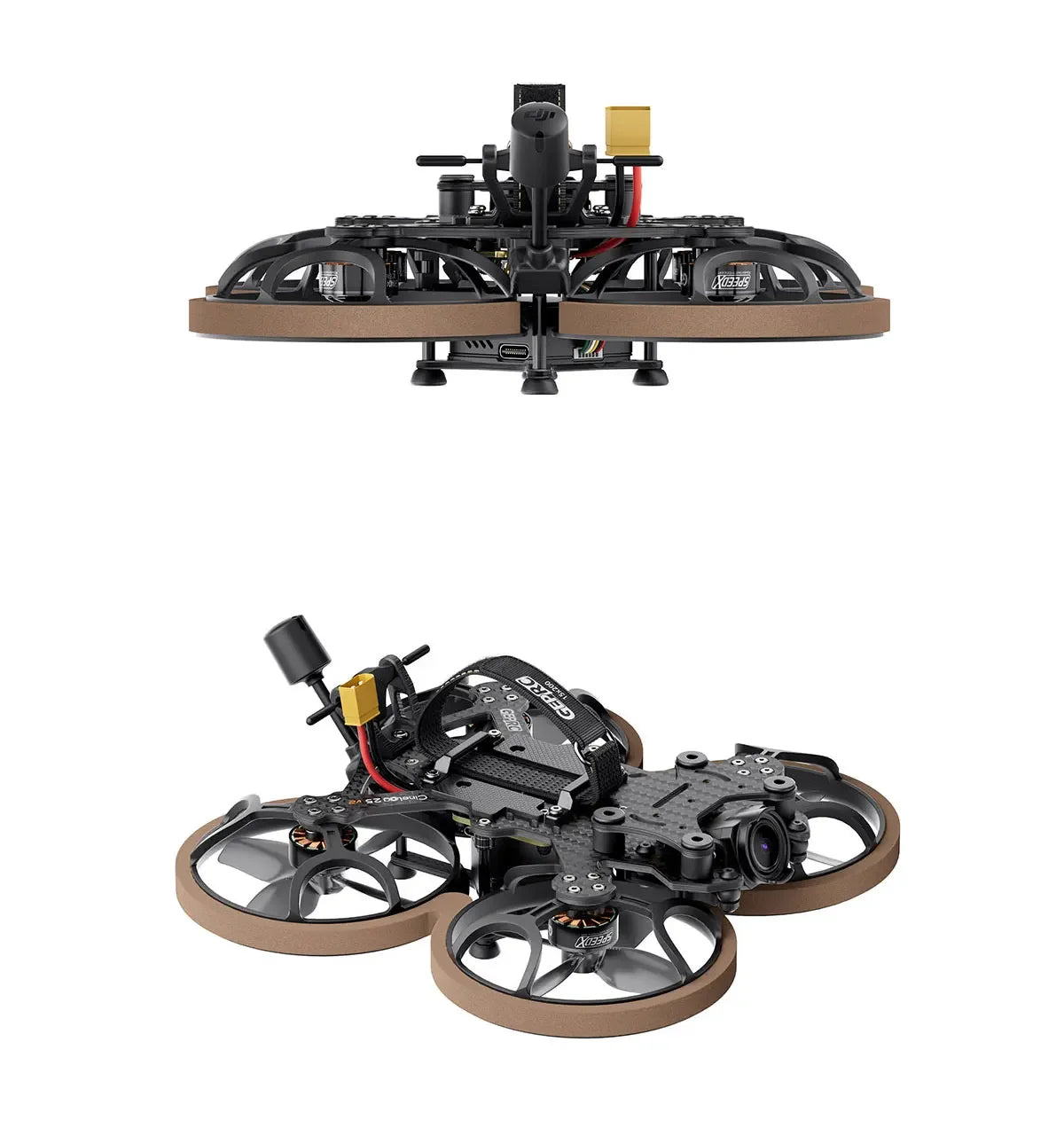 GEPRC Cinelog25 V2 Analog 5.8g 1w vtx TAKER G4 35A AIO 1404 4500KV Motor BNF 2.5-inch FPV Freestyle Drone Racing Quadcopter