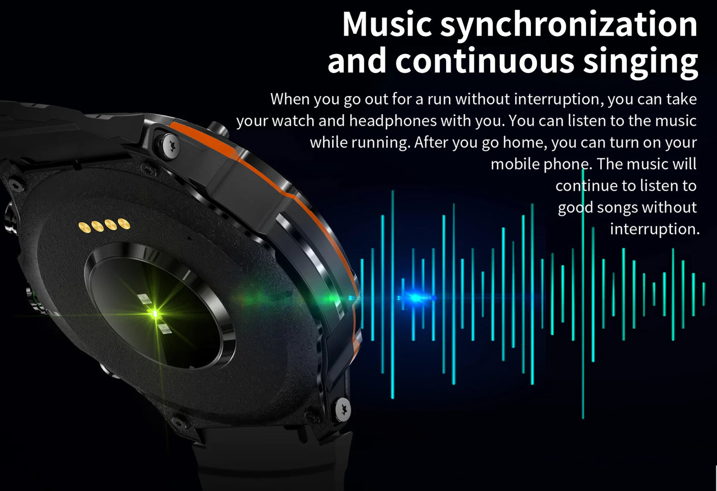 MASX MOSS Ⅱ smart watch 1.43'' AMOLED Display 420mAH bluetooth call Military-grade Toughness Waterproof Sport watch men