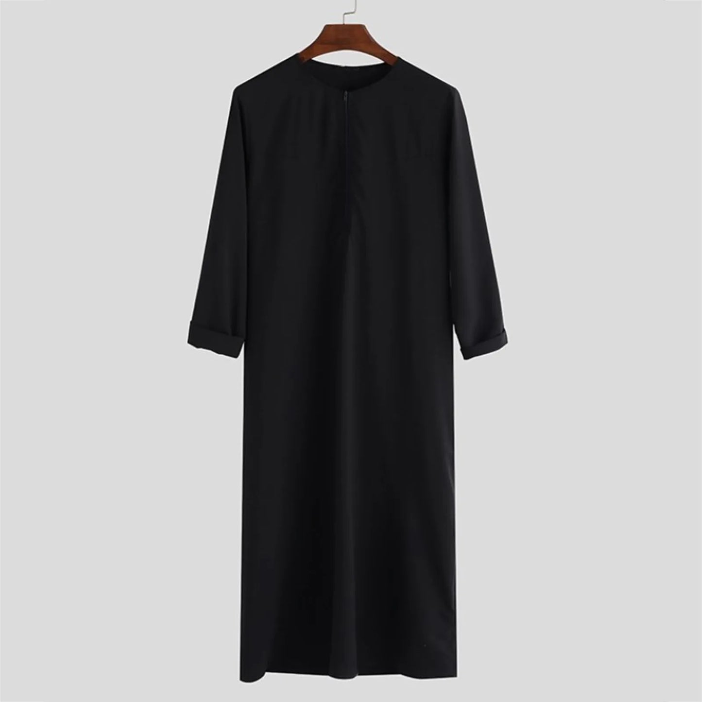 Fashion Muslim Clothing Thobe Jubba Mens Robe Long Sleeve Saudi Arab Thobe Kaftan Ropa Arabe Islamic Thobe Indian Dress Robe