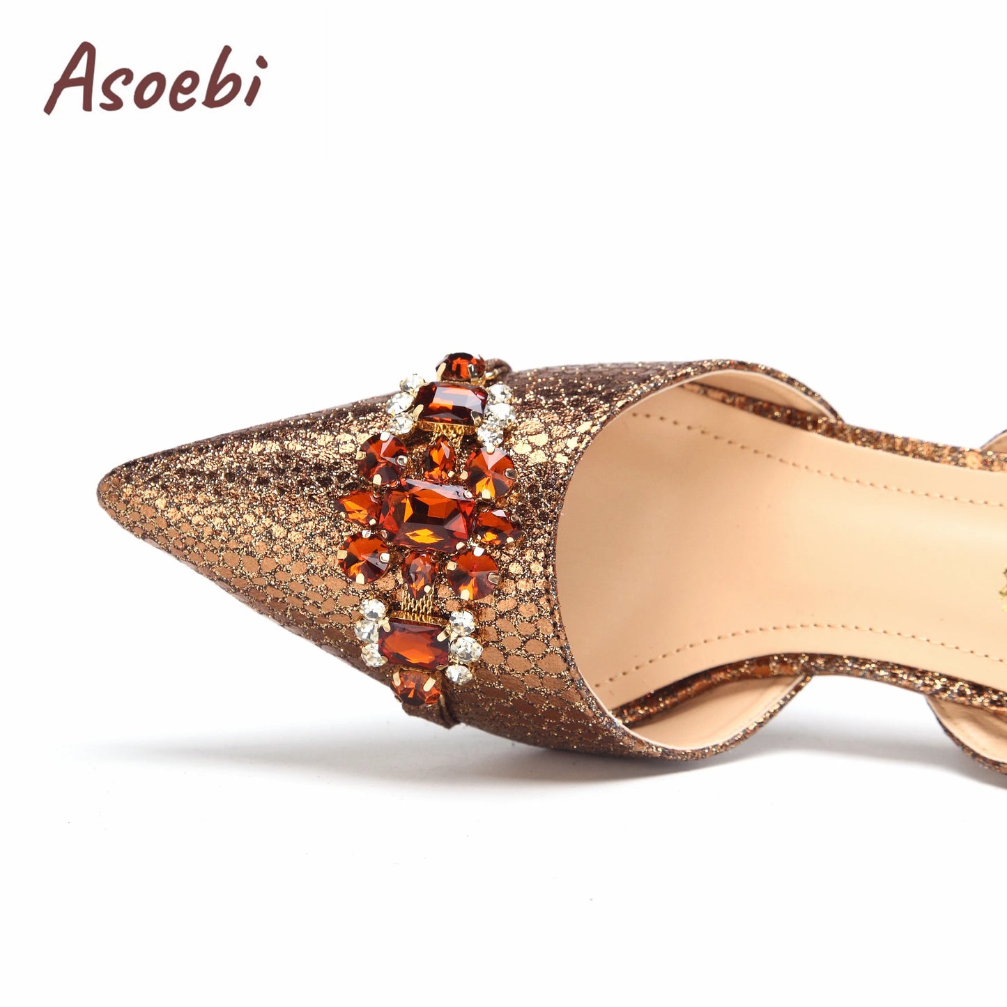Pink Color Sandals for Women 2024 Luxury Wedding Pumps High Heels Rhinestone Design Party Shoes and Bags Set for Wedding Party