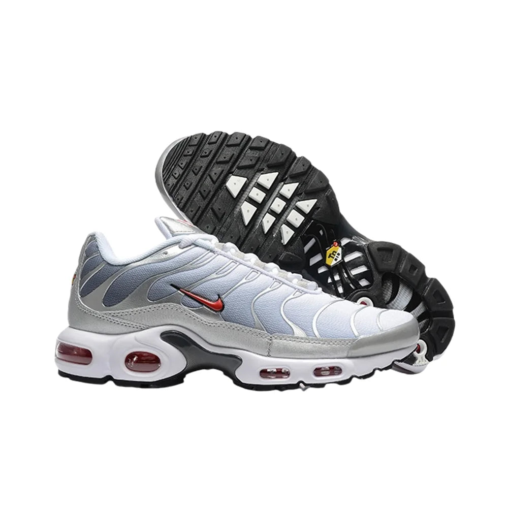 Nike Original Air Max Plus Tn Men Fashion Versatile Anti-slip Wear-resistant Fabric Sports Running Shoes Dark Beige FV8480-200
